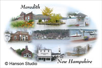 Meredith, NH - Collage #2 - Summer